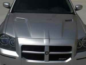 TruFiber Challenger Fiberglass Ram Air Hood 05-07 Dodge Magnum - Click Image to Close